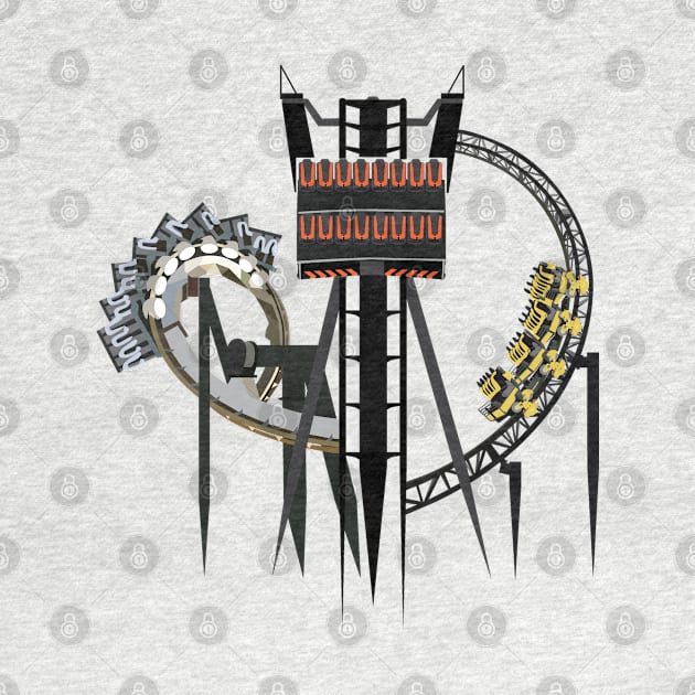 Alton Towers Trio Design by CoasterMerch